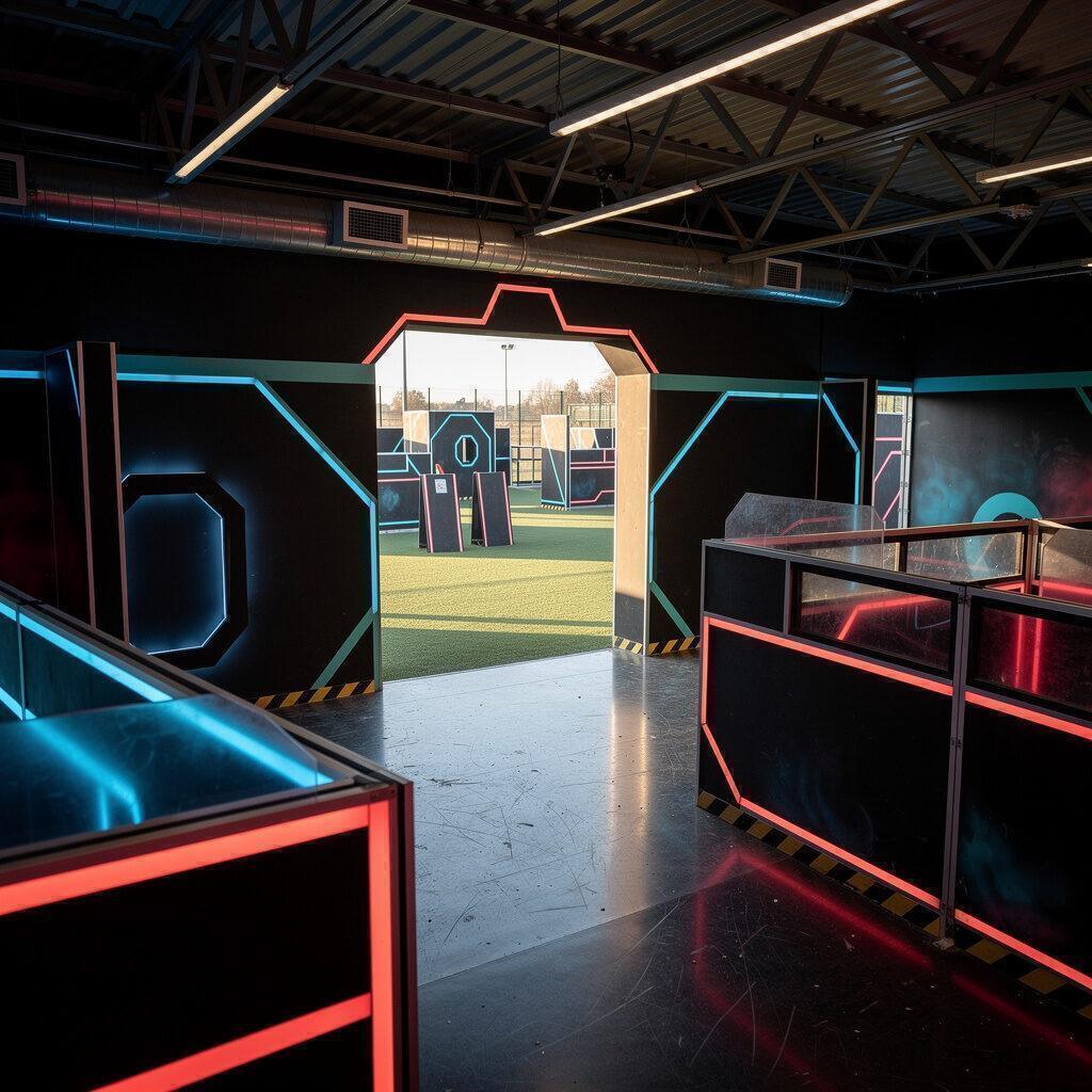 Lasertag-Arena mit Indoor- und Outdoor-Spielfeld im Raum Stuttgart