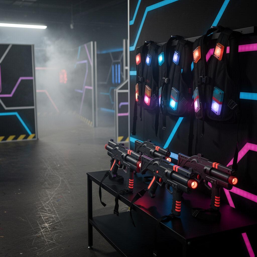 Missionen und Gadgets – OUTGUN Lasertag