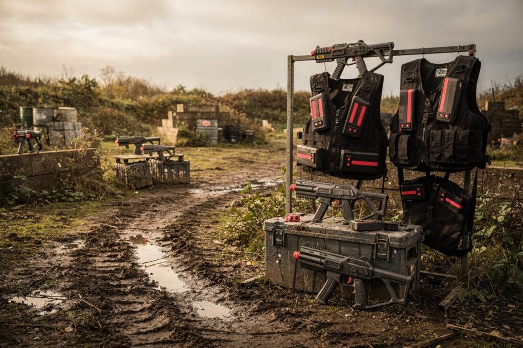 Outdoor-Fähigkeit – wetterunabhängiges Lasertag ohne Infrastruktur – OUTGUN Lasertag Göppingen