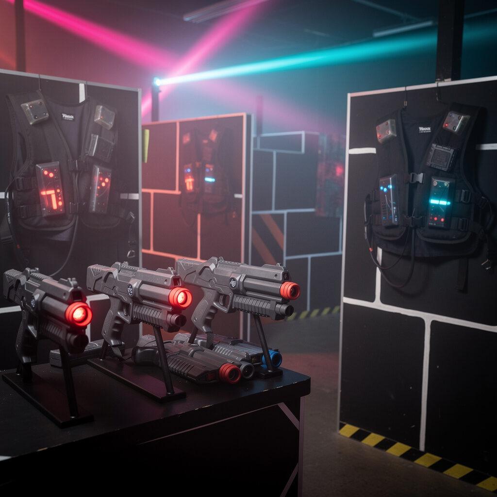 OUTGUN Lasertag System mit T-Shock – OUTGUN Lasertag